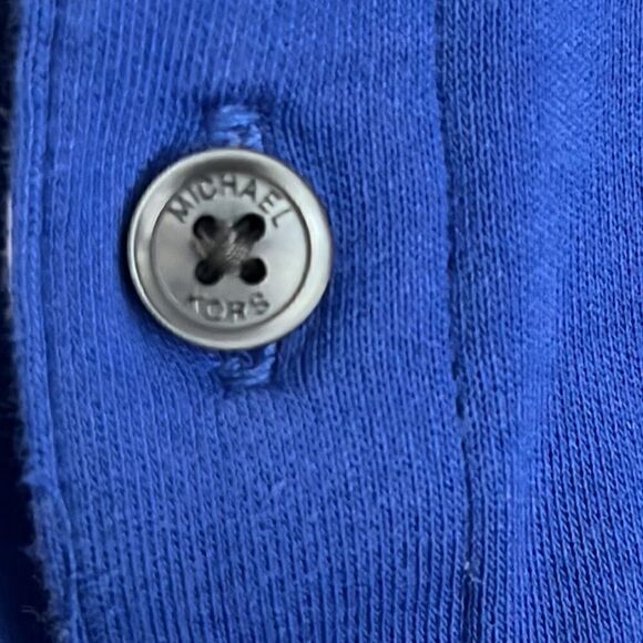 Michael Kors Greenwich Polo Tipped Collar Royal Blue - Picture 5 of 11